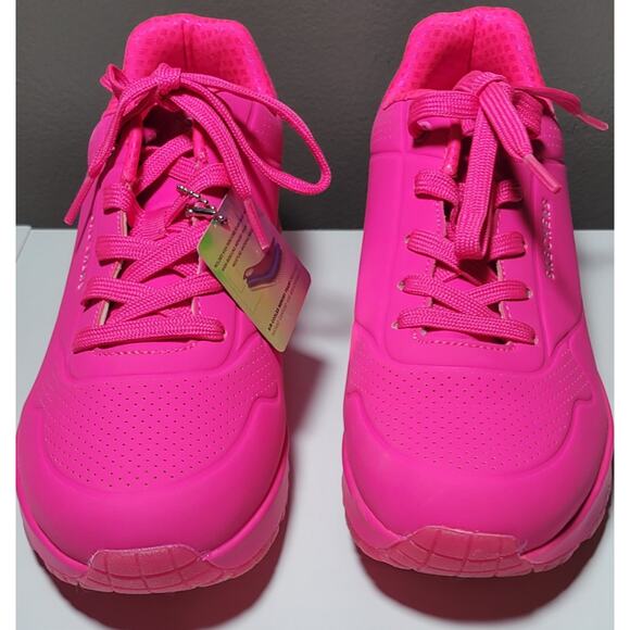 Skechers Street Los Angeles With Air Cooled Memory Foam Pink Size 8.5 - Picture 3 of 9